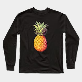 Vintage Pineapple Long Sleeve T-Shirt